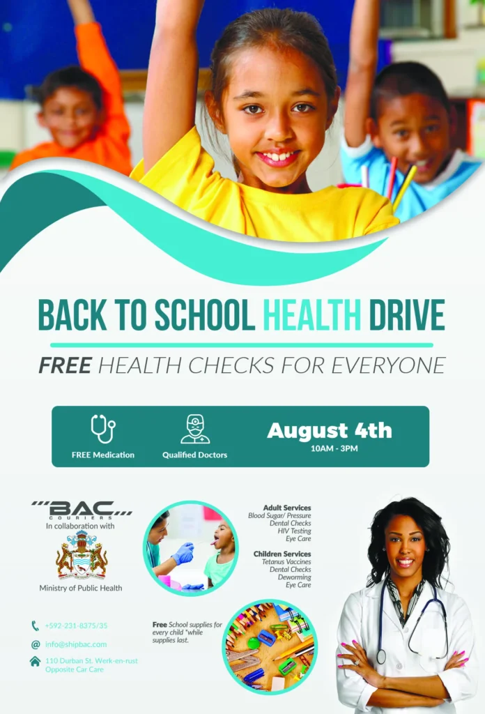 5TH ANNUAL BACK TO SCHOOL DRIVE & 1ST MEDICAL OUTREACH